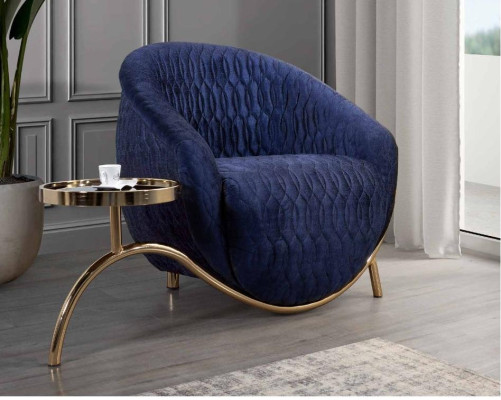 Blauer Relax -tuoli Designer-yksistölisäpöytä Ylellinen muotoilu