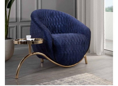 Blauer Relax -tuoli Designer-yksistölisäpöytä Ylellinen muotoilu