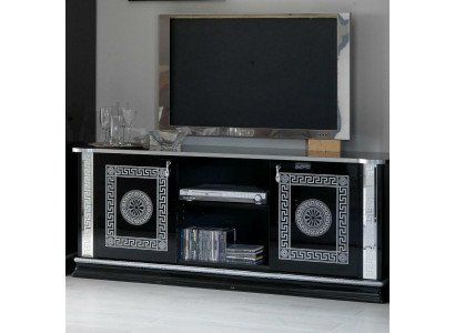 Schwarz TV-pöytä RTV-kaappi Lowboard-huonekalut TV-pöytä Design TV-kaappi