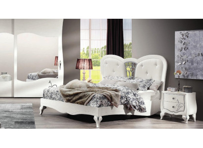 Bett Polster Design Luksus Kaksoishotellin Sängyt Nukkumahuone Sänkyrunko Puu
