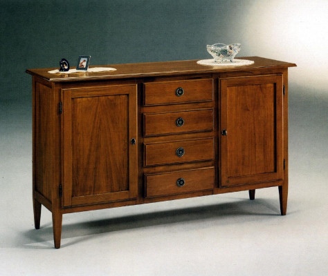 Kommode Lipasto Sideboard Tarjoilupöytä Regal Hylly Schrank Kaappi Regale Hyllyt Massiv Holz Kiinteä puu Möbel Huonekalut aus Italien Italiasta Schränke Kaapit