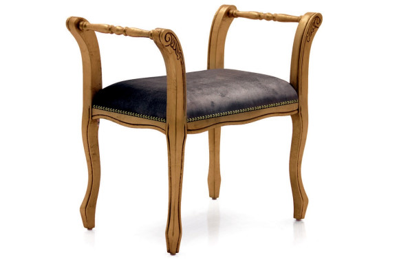 Ottomaani Chaise Longue -istuinpenkki samettikankaalla 70x39 jakkara jalkajakkara sivujakkara