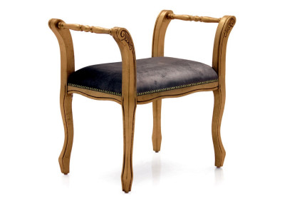 Ottomaani Chaise Longue -istuinpenkki samettikankaalla 70x39 jakkara jalkajakkara sivujakkara