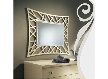 Peili Ripustuspeili Puu Moderni Seinäpeili Huonekalut Pieni peili Design 90x90 Uusi