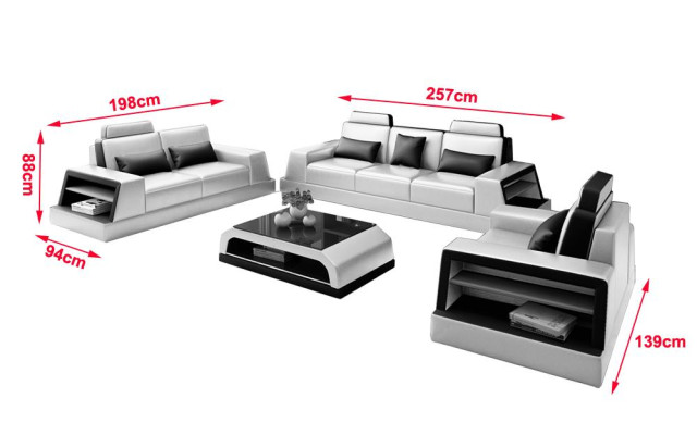 Olohuoneen 3-osainen Chesterfield sininen tekstiili luxury sohvat design sisustus