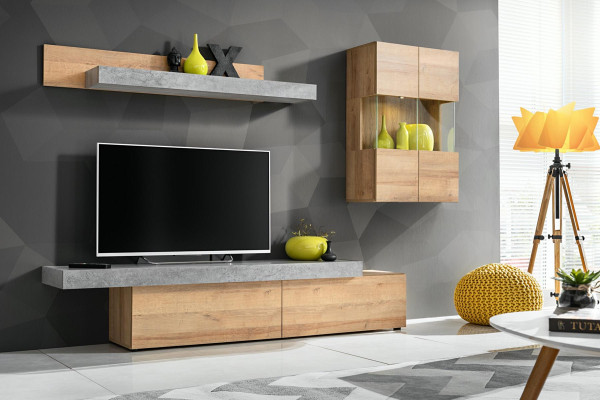 Olohuone Moderni muotoilija TV-taso Seinäkaappi Uusi