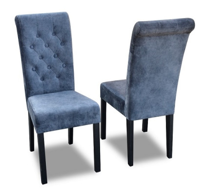 6x Chesterfield -tuolisarja istuinverhoilu ruokailuhuoneen tuolit nojatuoli nahka