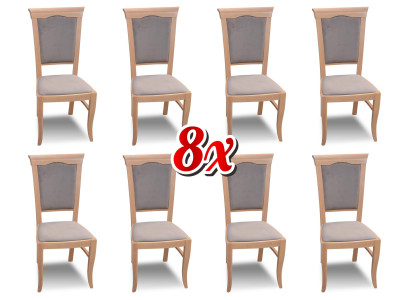 Garnitur Lehn Designer Ryhmä Uusi Ess 8x Tuoli Huone Tuolit Pehmustettu Tuoli Nojatuoli