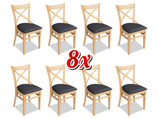 Ruokasaliravintola Esszimmer Design -tuoli 8x tuolit sarja Sessel Gastronomia Uusi