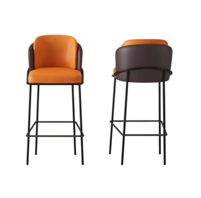 Kaksivärinen baarituoli Designer 1-istuin Modernit nojatuolit Lounge-huonekalut
