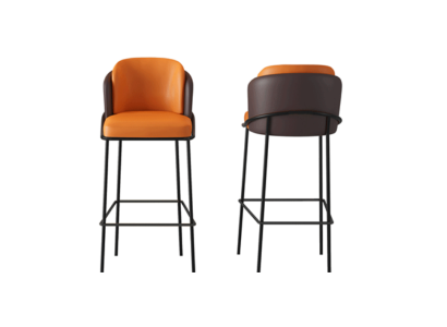 Kaksivärinen baarituoli Designer 1-istuin Modernit nojatuolit Lounge-huonekalut