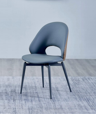Harmaa Yksistö Designer Ruokailuhuone Nystytyt Tuolit Luksus Puu Huonekalut Uusi