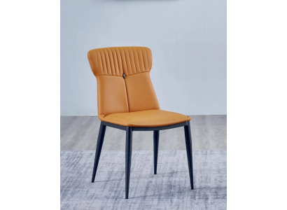 Ruskeat ruokailutuolit designer muotinitekovyöhyke istuimet hienot puutuolit