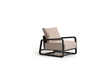 Tyynytuoli Yksittäistuoli Beige Puu Olohuoneen Design