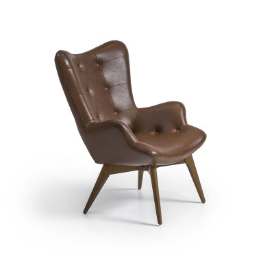 Braun-nojatuoli Luxus-verhoiluhuonekalut Olohuone Uusi sisustus Design Moderni