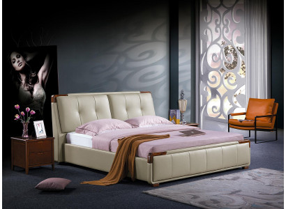 Vuode Päällinen Design Luksus Parisänky Sisustus Hotelli Vuoteet Nukkumis Huone Nahka
