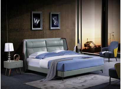 Bett Polster Design Luxus Kaksois Hotellivuode Nukkumis Huone Puu Uusi 180x200cm