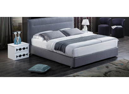 Luxus Boxspring-vuode kangas Hotelli Siniset vuoteet makuuhuonekalut design kaksois.