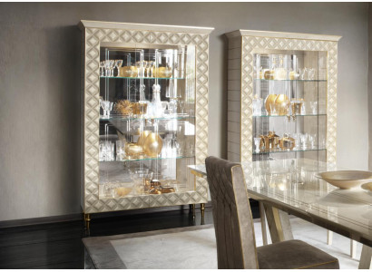 VITRINE Kaappi Lasikaappi Designer Huonekalut Dekori Rokokoo Barokki Jugendstil