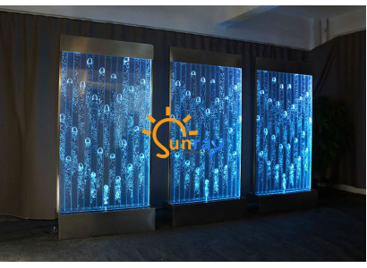 Seinäpaneeli Erityiselementti Vesi Seinä LED Vesi Seinä Design