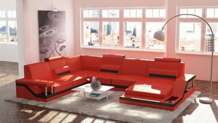 Kulmasohva L-muotoinen sohva Asuinalueen sohva Kulmasohva Design Moderni sohva Kangas Uusi Pinkki