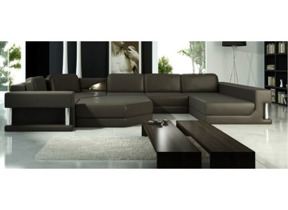 Sohvaryhmä Design Kulmasohva Nahka U Muoto Sofa Sohva Verhoilutyynyt
