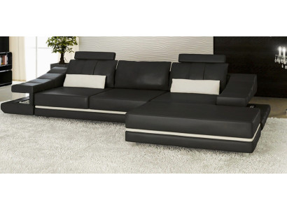 Modern Luxus edel-sofa nahka 3-paikkainen jakkara olohuone toimisto UUSI tekonahka