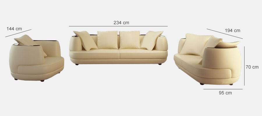 Sofa Eckcouch Couch Funktionssofa + USB U-muotoinen keinonahka beige nukkumistoiminto