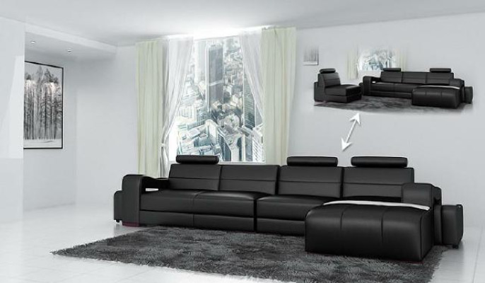 Kulmasohva + USB-sohva Design-istuinalue Pehmustettu sohvakalusto L-muotoinen sohvakalusto