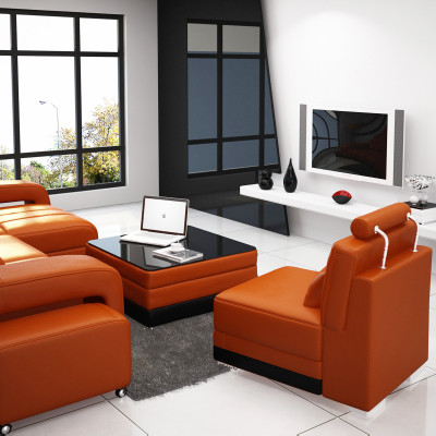 Sininen Chesterfield-istuimenvaippatekstiili 2+2 designer-huonekalu