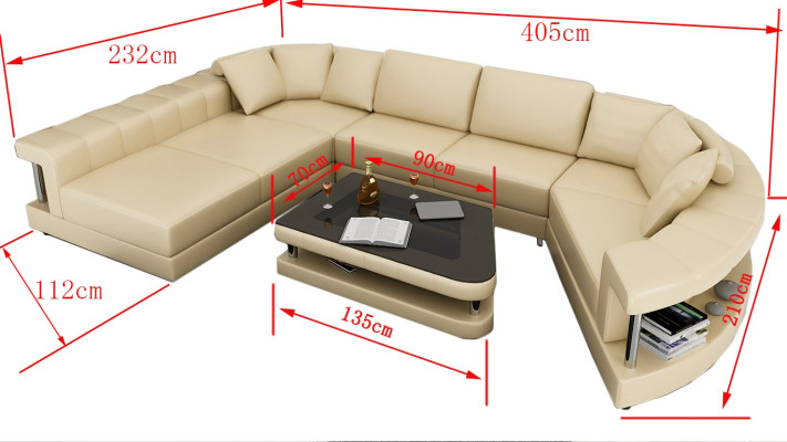 Nahkainen designsohvaryhmä 3+2+2 istuinsohva, uudet nahkasohvat