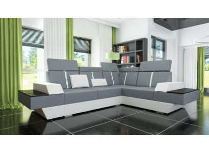 Design Ledersofa USB Asuinalueen pehmustettu sohva Kulmasohva Kulmasohva Mittatilaustyö