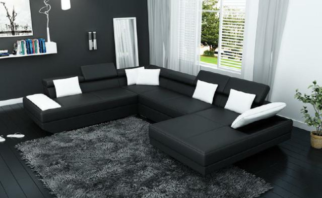 Johtava sofa sohvatyyny kulma-aterimet asuinalue XXL suuri kulmasohva 2719D