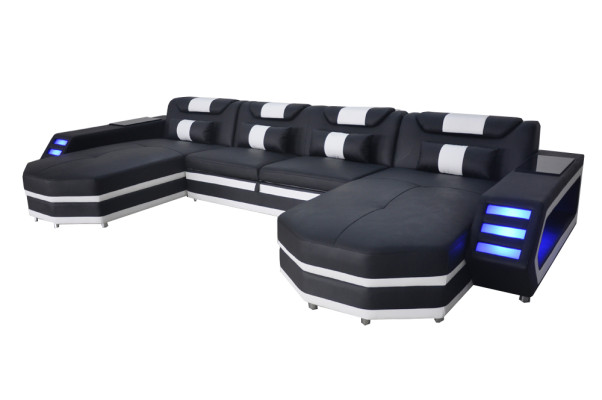 Malli Nahka Tyyny Istuma Kulma USB Nahka Tyyny Maisema Huone Olohohone Sofa