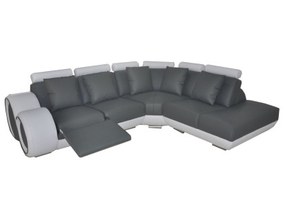 Johtava sohvaryhmä Kulmasohva Moderni design sohvakalusto + USB Uusi Kulmasohva