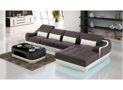 Johtava sofa sohvaryhmä olohuoneen kulmasohva moderni design kalustus