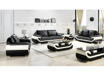 Sohvaryhmä Sofa Tyynysohva 3+2+1 Nahka Kulmasohva Sohvaryhmä Istuin T777