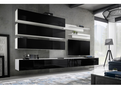 Sarja 7 tlg. Suunnittelijan olohuoneen seinäkaappi TV-taso Sideboard uusi
