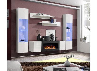 Modern Wohnzimmermöbel Designer Wohnwand Wandregale Sideboard Einrichtung