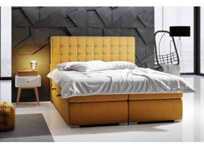 Boxspring-sänky Hotelli Duo 160x200 cm Luxus-sängyt Tulettava sängynlaatikko