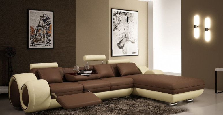 Patentoidun mallin kulmasohva sohva nahka BERLIN2 olohuonekalusto