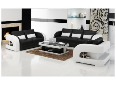 3+2+1 Soivastus Nahkasohva Designersohvat Olohuonekalusto Bergamo