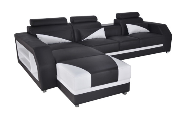 Design Nahka Istuin Huone Kulma Olohuone Sofa Nukkumapaikka Garnituuri Suunnittelija