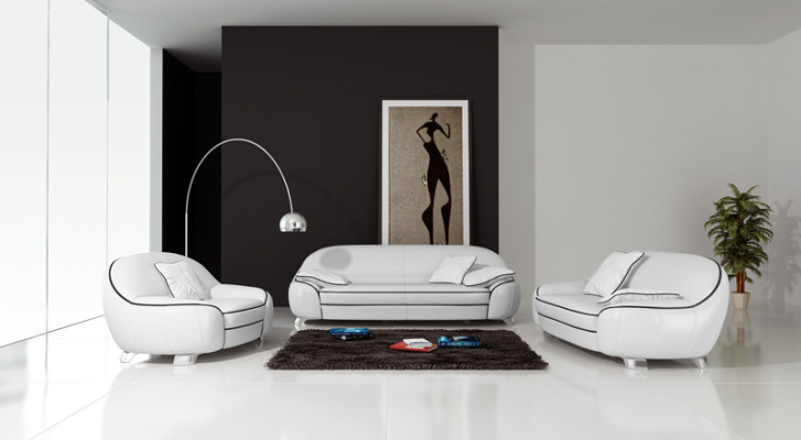 Johtava sohva Couch asuinalue 3+2+1 istuin Garnituuri design moderni sohva USB:lla