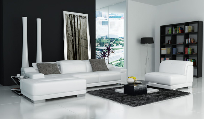 Johtava sofa sohvaryhmä kulmasohva kulmagarnituuri design + nojatuoli K5002D