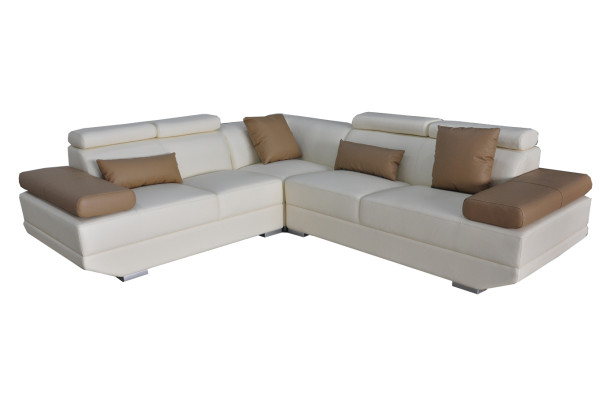 Johtava sofa Couch asuinalue Kulma garnituuri Modern Design Sofa Deko L-muoto