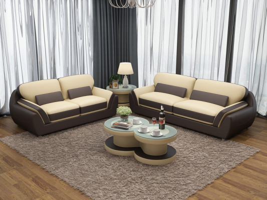 Johtava sohva Couch Sofagarnitur Uusi 3+2-paikkainen garnituuri Moderni muotoilu sohva