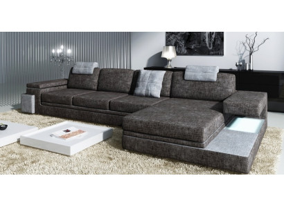 Design Ledersofa Soppa USB-tyyny Asuinalue Kulmasohva Tekstiili Tachau