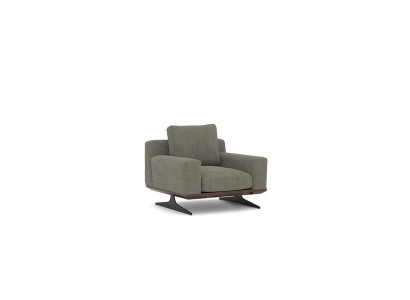 Luxus Design Nojatuoli Moderni Istuinnojatuoli Sisustus Harmaa Tekstiili Istuin Uusi