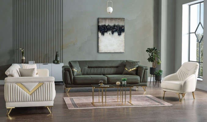 Design Moderni olohuonekalusto sohvakalusto 3+3+1 olohuonekalustot